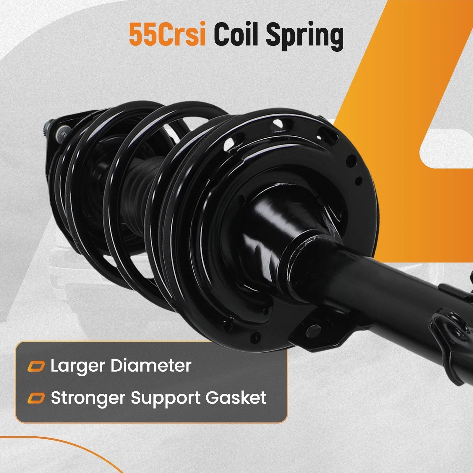 2x Front Complete Shocks Struts w/ Spring Assy for Toyota Sienna (2011–2014)