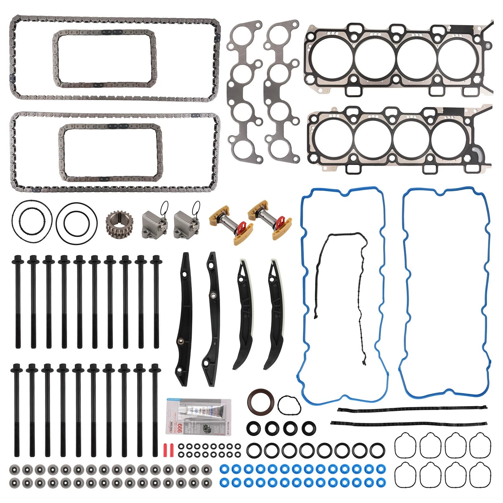 Head Gasket Set & Timing Chain Kit for Ford F-150 Mustang (2011–2014)