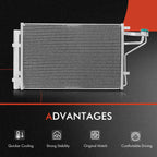 2X Radiator & AC Condenser Cooling for Kia Forte Koup (2015-2016)