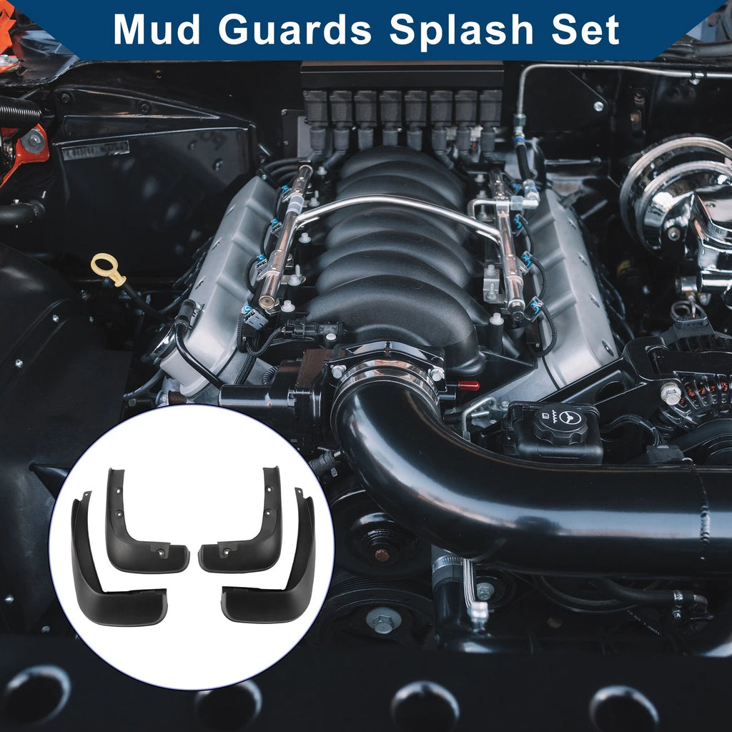 Mud Flaps Splash Guards Set of 4 for Honda Fit (2011–2013)