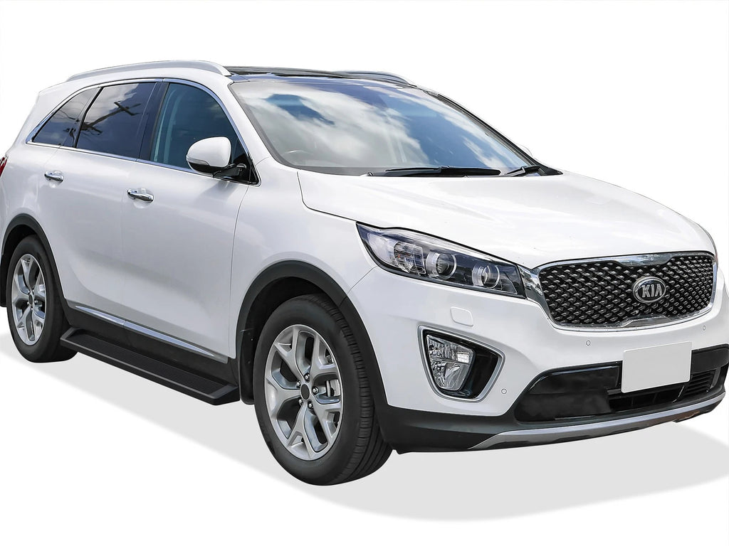 iBoard Running Boards 6in Matte Black for Kia Sorento (2016-2020)