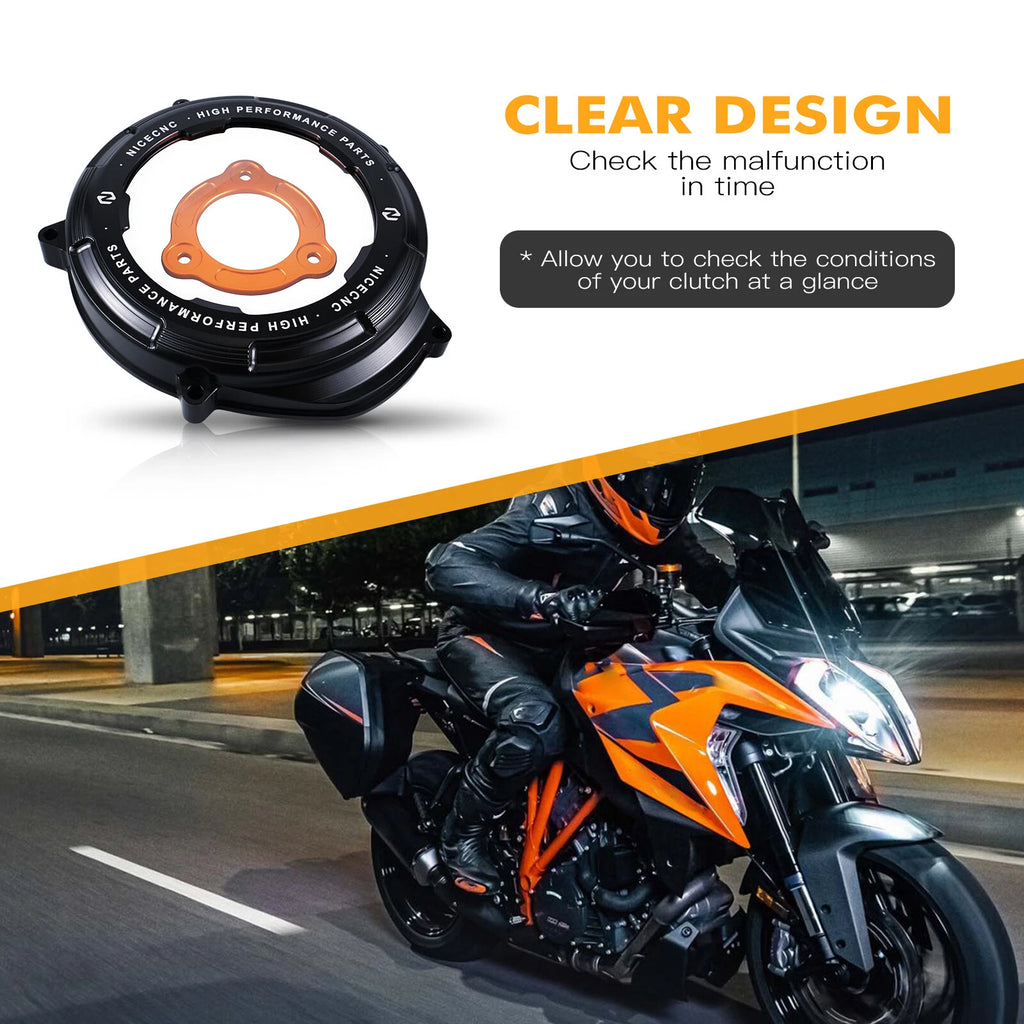 CNC Engine Clutch Cover Protector & Pressure Plate for KTM 1290 Super Duke R/GT (2014)