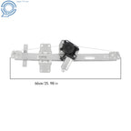 Front Power Window Regulator with Motor for Traverse Acadia (2009–2017)