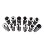 Set of 12 Morse Taper Shank Collets for Various Models