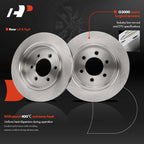 Rear Disc Brake Rotors for Ford F-150 (2015–2017) with Electric Parking Brake
