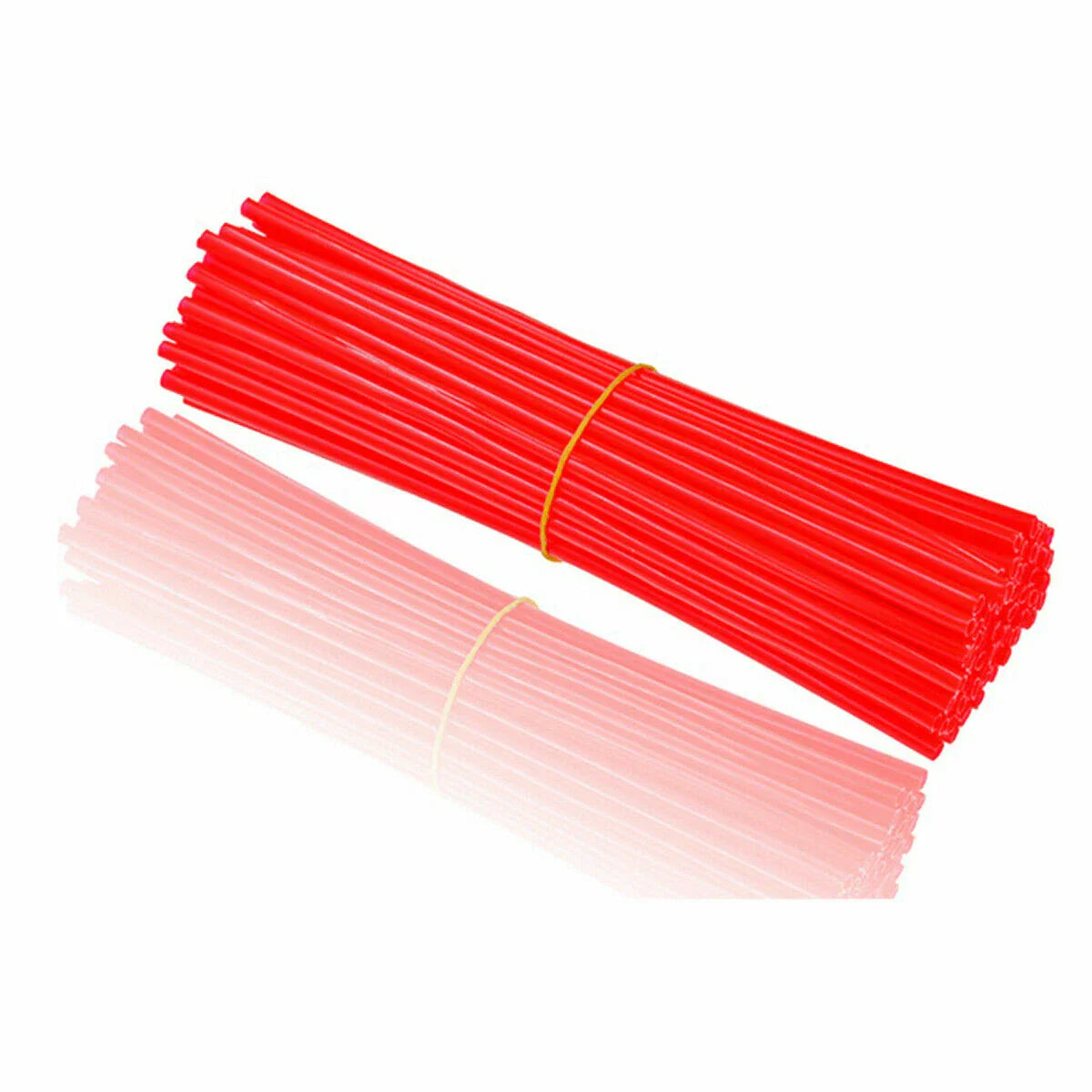 72pcs RED Wheel Spoke Wraps for Motorcycle Dirt Bike CRF EXC YZF