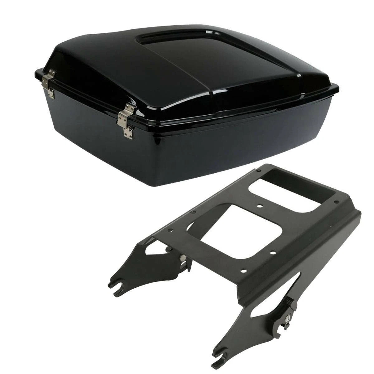 Chopped Trunk Mount Rack for Harley Touring Road King (2009–2013) Black