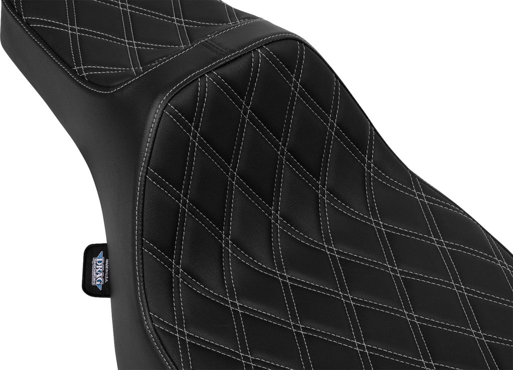 Set of 2 Drag Specialties Extended Reach Predator III Seats for Harley