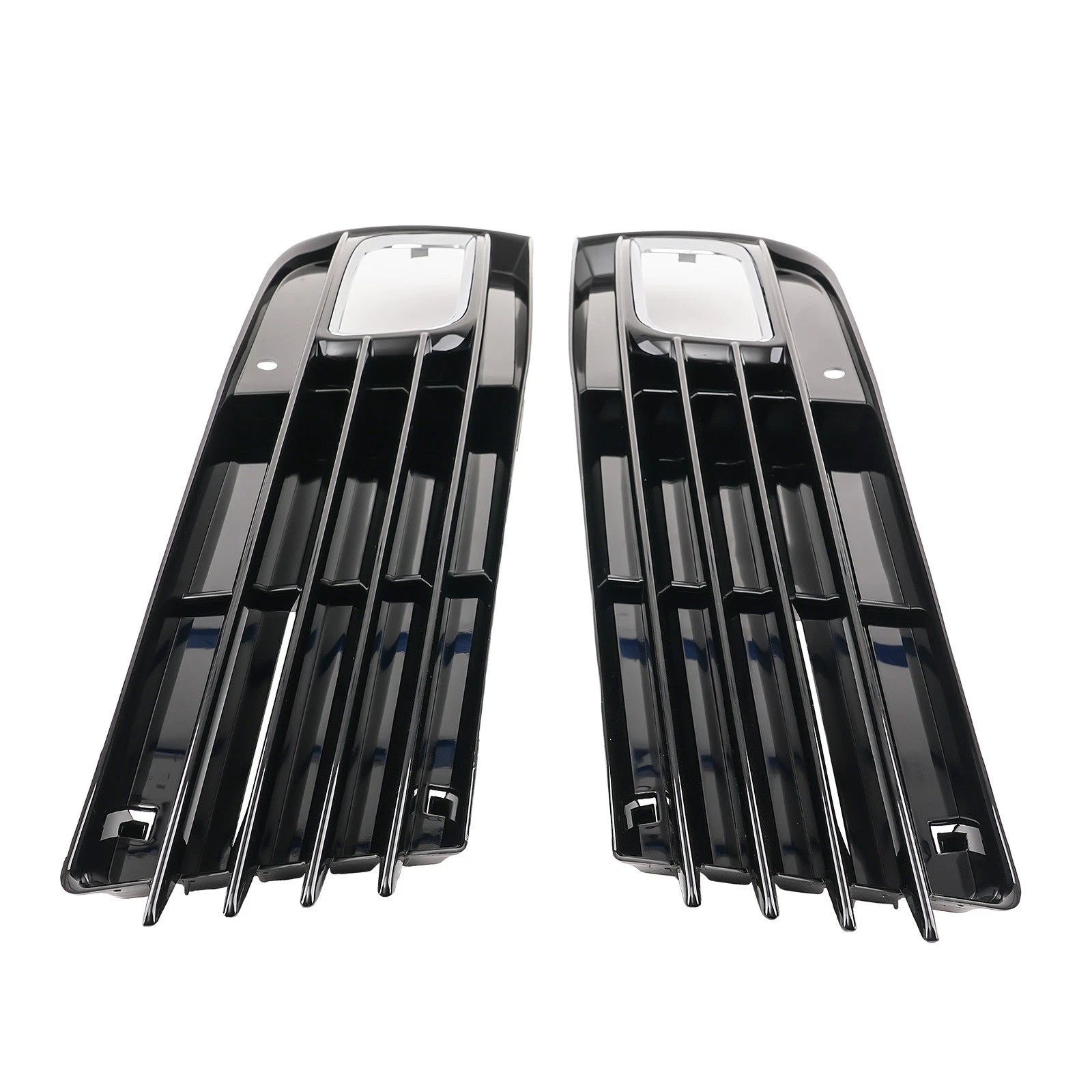 Set of 2 Front Bumper Fog Light Grille Covers for Audi A8 Quattro (2008–2010)