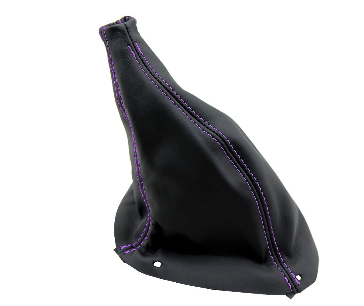 Leather Manual Shift Boot Cover for Ford Mustang (1987–1993) Purple Stitch