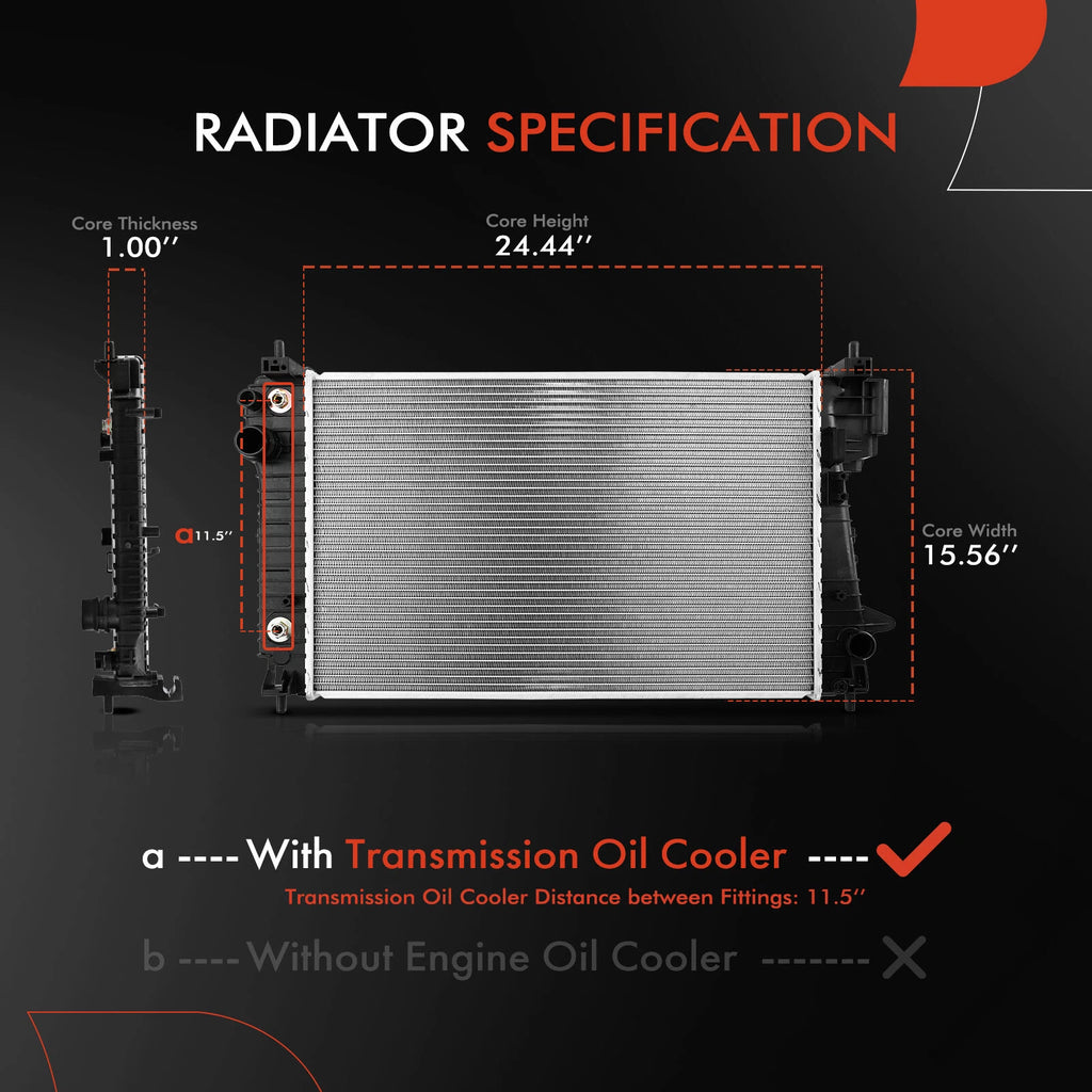 Radiator for Chevrolet Sonic (2012-2019) Aluminum