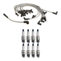 Denso 8mm Wire Set & 8 U-Groove Spark Plugs Kit for Ford 7.5L V8 (G)
