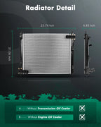 Radiator 13264 for Nissan Juke (2011–2016) & Sentra (2017–2019)