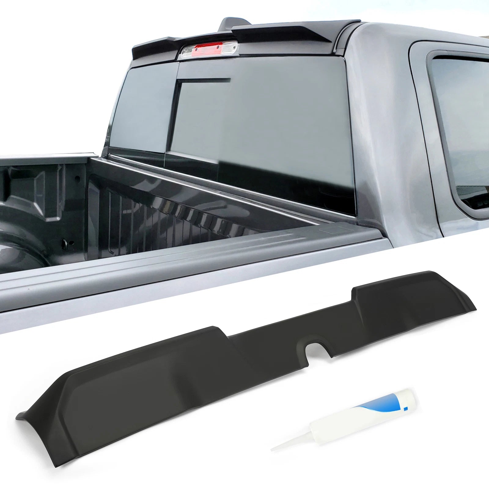 Matte Black Roof Spoiler for Dodge Ram 1500 (2019–2023)
