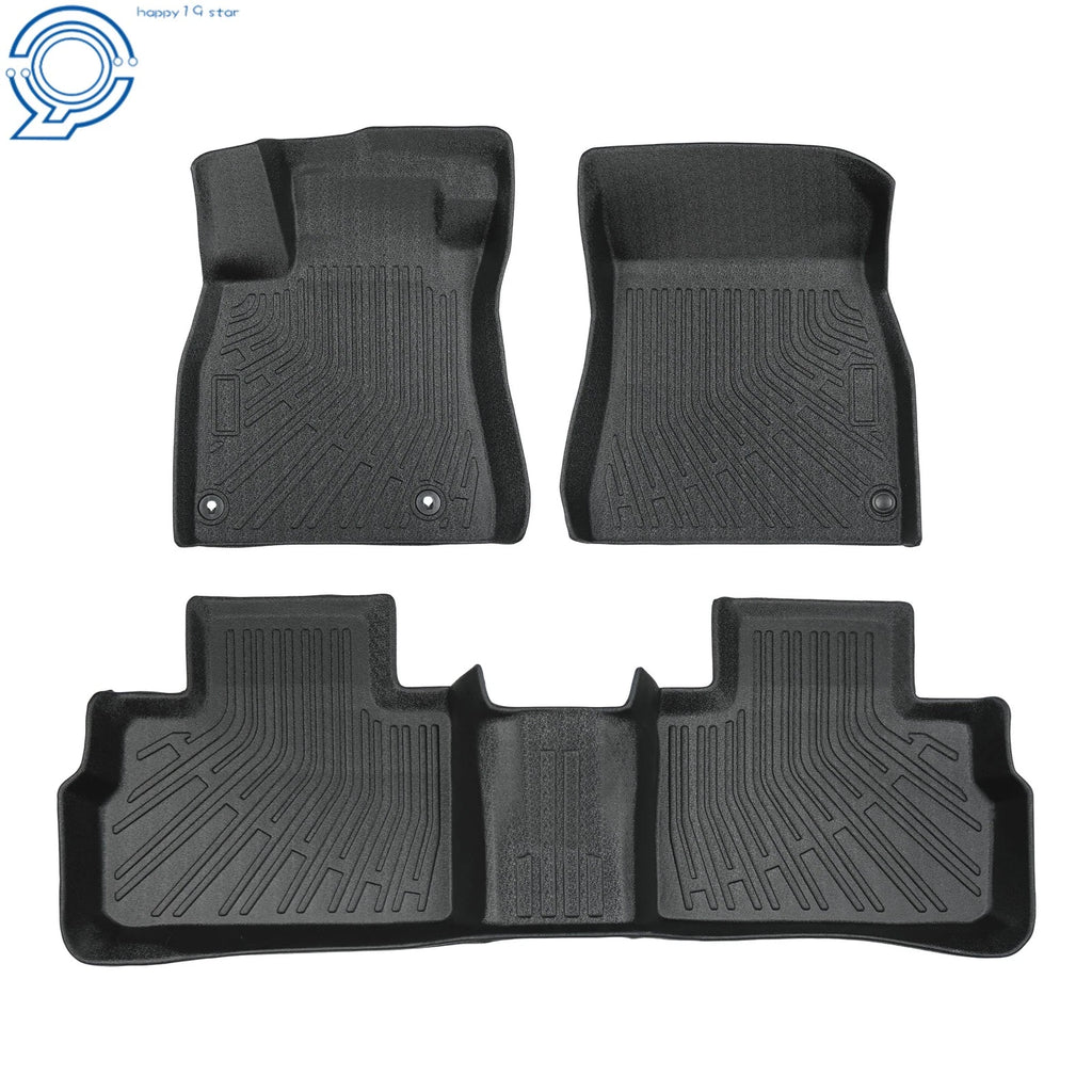 Set of 4 TPE Black All Weather Floor Mats for Nissan Sentra (2020–2025)