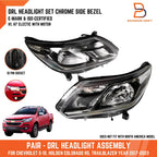 Holden Colorado RG LED DRL Headlights Pair 2017-2023