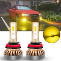 LED Fog Light Bulbs for Audi A3 A4 A5 A6 A8 TT Q5 S5 (2000–2025)