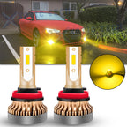 LED Fog Light Bulbs for Audi A3 A4 A5 A6 A8 TT Q5 S5 (2000–2025)