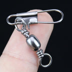 Stainless Steel Swivels and Snap Links for Fishing Line Management