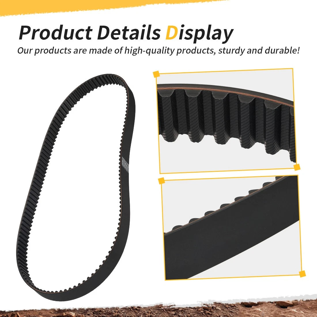 Timing Belt for Mercury 75-115HP 4-Stroke (804145, 67F-46241-00-00)