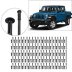 100Pc 1/4" Hole Flare Bumper Rivet Clips for Chrysler Jeep (2007-2018)