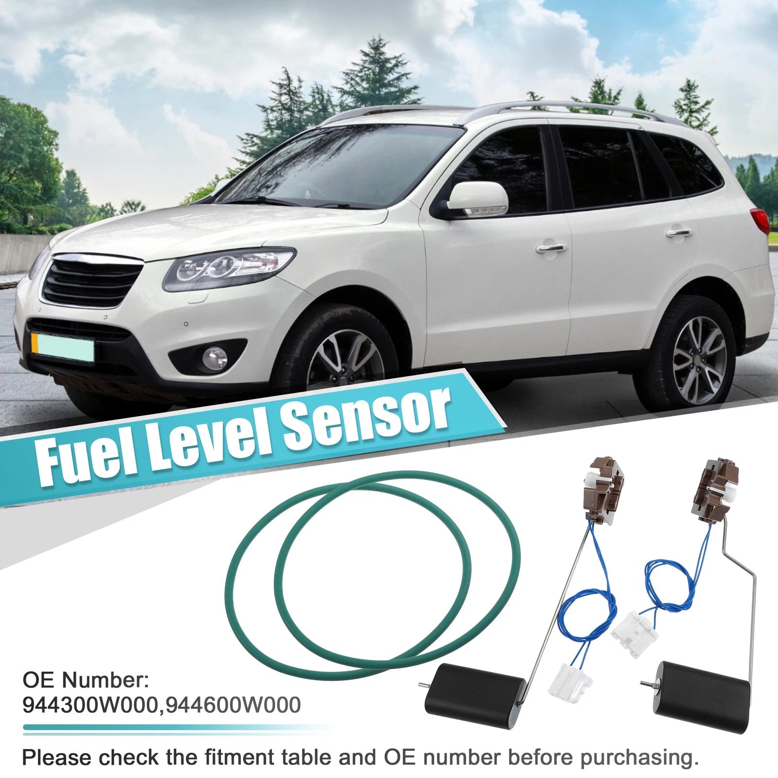 Set of 2 Fuel Level Sensors for Hyundai Santa Fe (2006–2009) 944300W000 944600W000