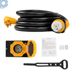 15FT 50 Amp Generator Extension Cord with NEMA 14-50P for Generators