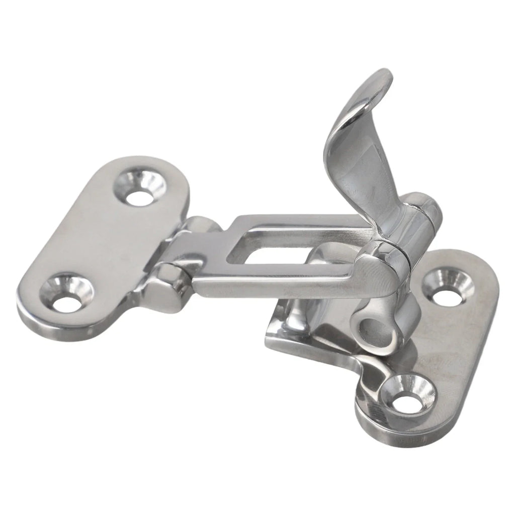 Boat Lock Hatch Deck Hinge with Adjustable Latch Fastener for Assured
