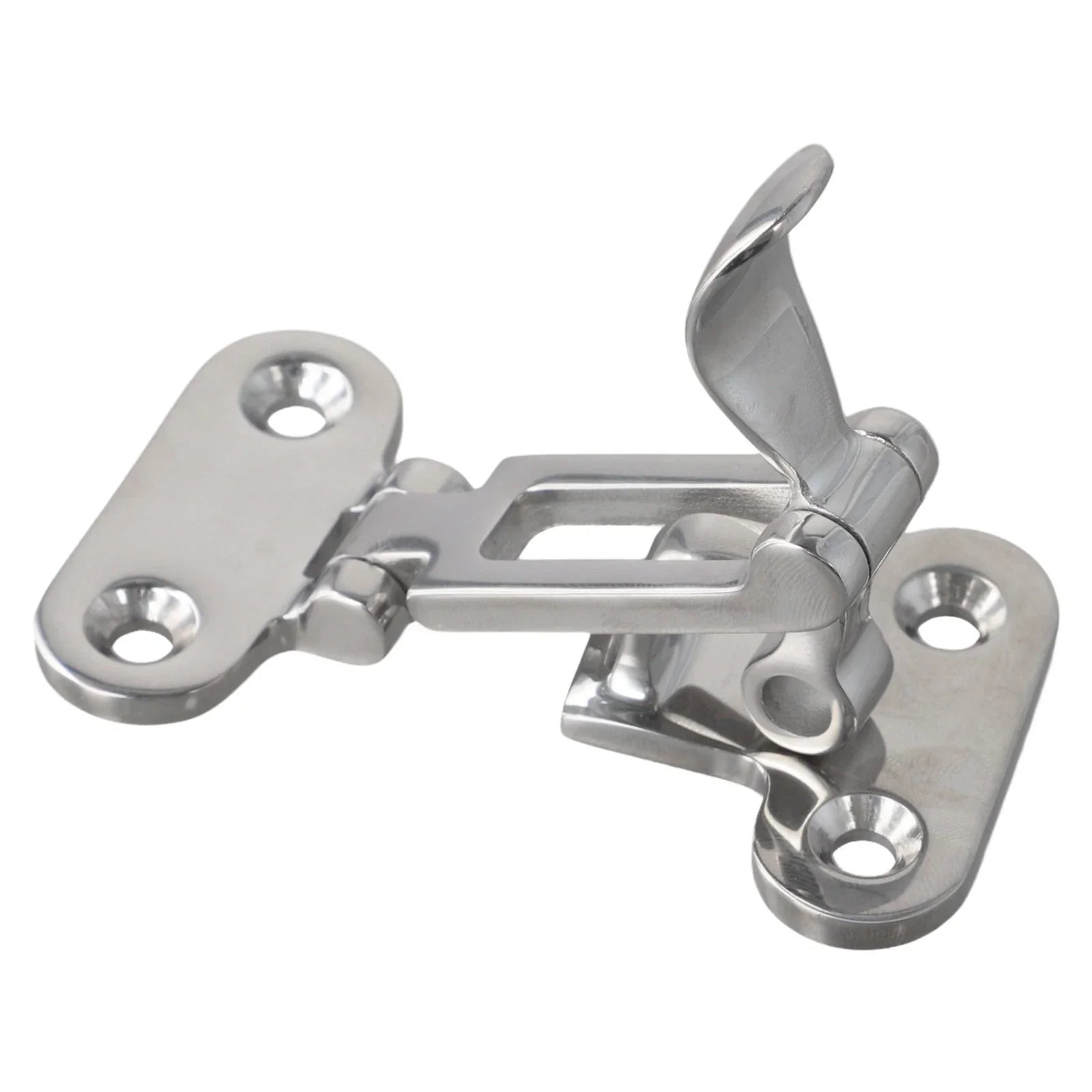 Boat Lock Hatch Deck Hinge with Adjustable Latch Fastener for Assured