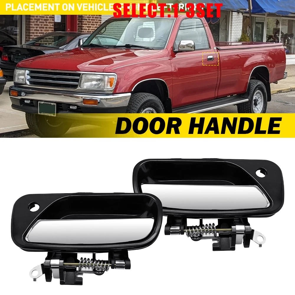 2X Front Exterior Door Handles for Toyota T100 (1993–1998) Chrome