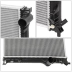 OE Style Aluminum Radiator DPI-13158 for Chrysler 300/Charger/Challenger (2008–2019)