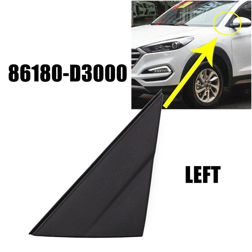 LH Side Fender Pillar Trim Mirror Corner Molding for Tucson (2016–2021) 86180D3000