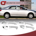 Set of 4 Car Door Handle Covers for Honda Accord (2008–2012) Silver ABS