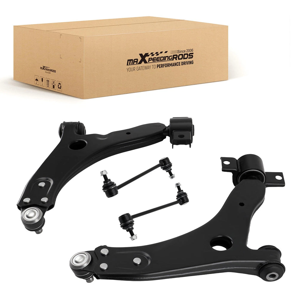 Set of 4 Front Lower Control Arms with Ball Joints for Ford Focus (2004–2011)