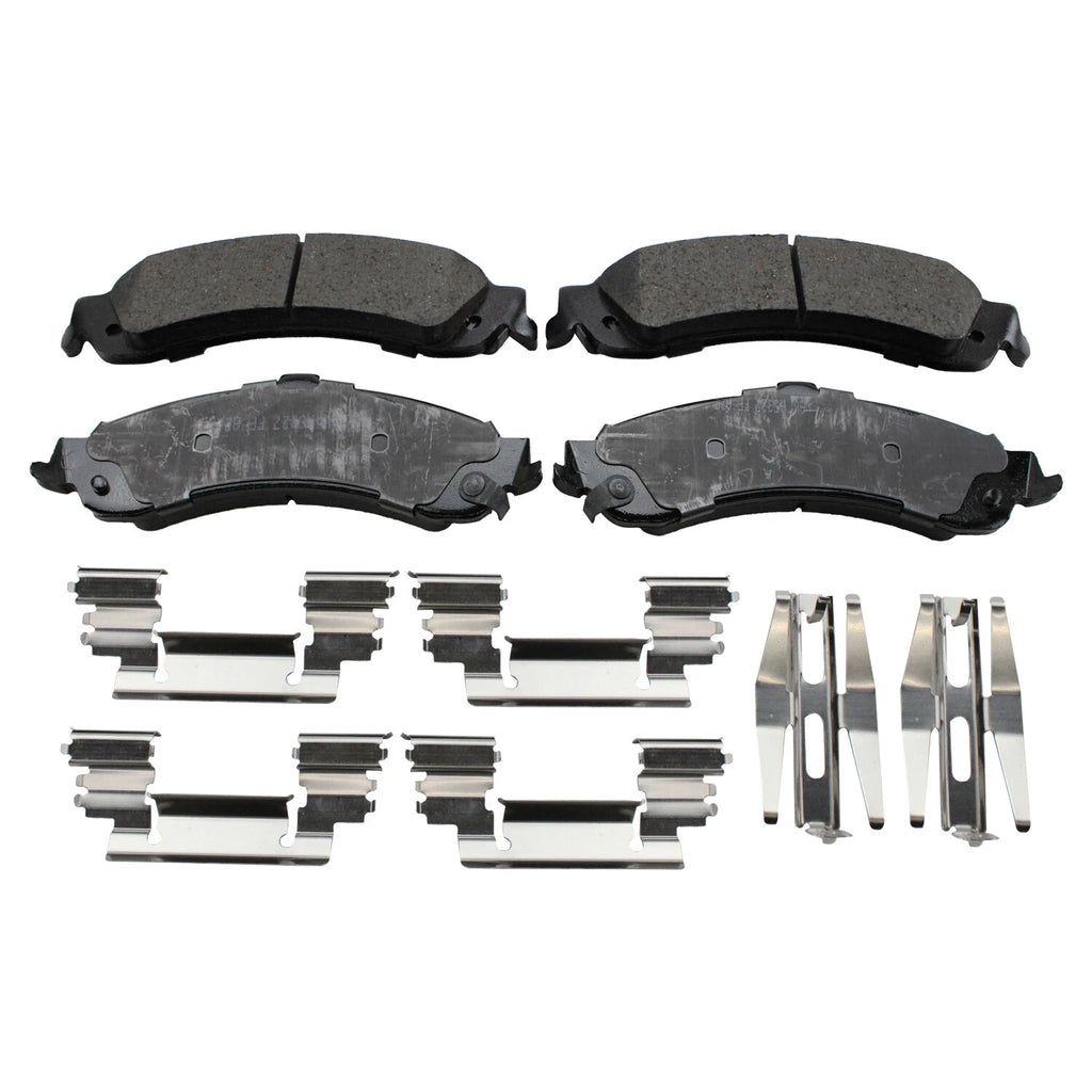 Set of 4 Akebono ProACT Rear Disc Brake Pads for GMC Yukon, Chevy Tahoe, Avalanche 1500 (2000–2014)