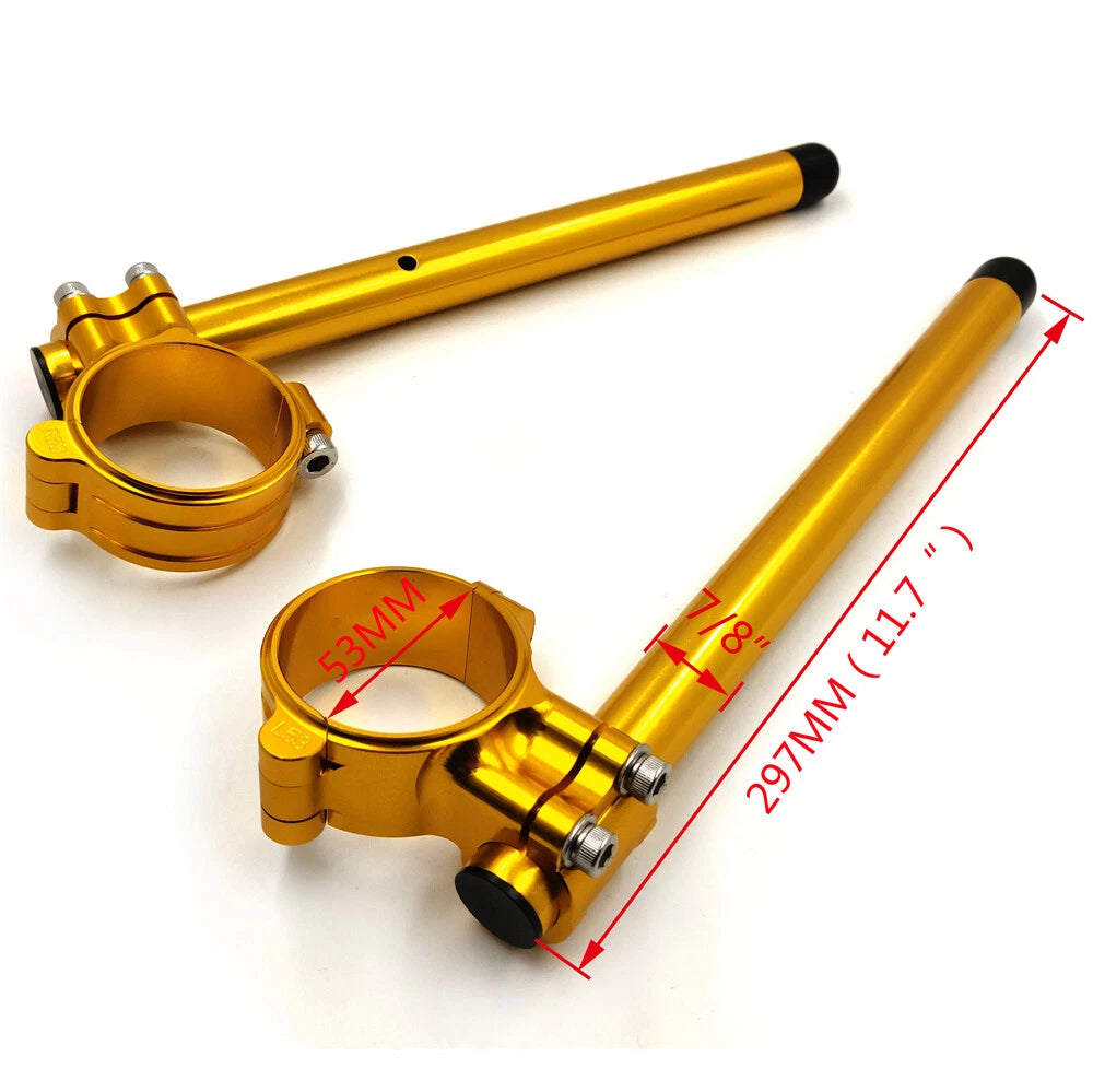 Fork Clip-ons Handle Bar Riser for Suzuki GS425 GS450 GT250 GT380 (1978–1982)