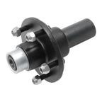 Set of 4 Spindle Trailer Hub Kit 5 on 5" Round (Pre-assembled, Pre-lubricated)