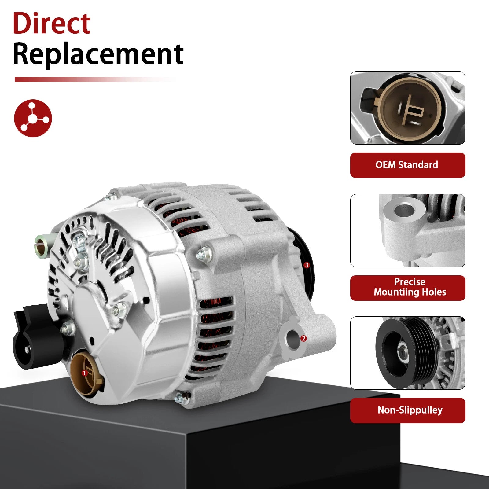 Alternator for Dodge Caravan 130 Amp