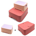 2X Anti-Slip Step Stool for Toddler Kids Bathroom Potty (2023)
