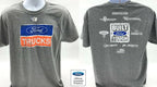 Gray T Shirt Ford Trucks Logo for Ford F250 Powerstroke (2003–2022)