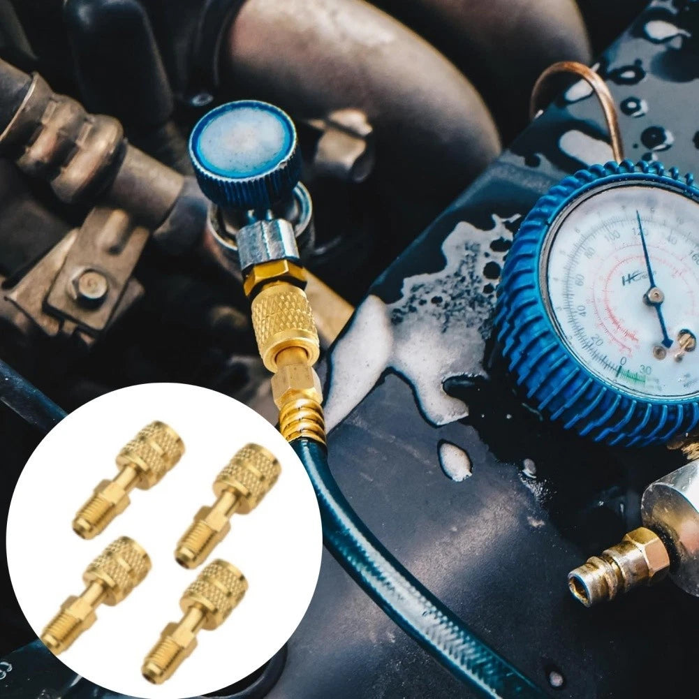Brass Adapter 1/4 inch Female to 1/4 inch Male for R32 R454B
