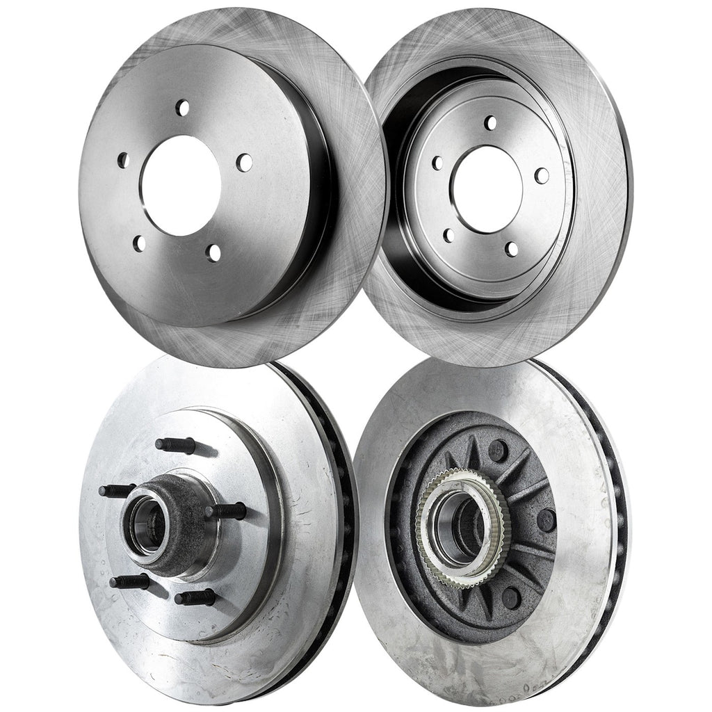Front and Rear Disc Brake Rotors for Lincoln Navigator (1998–2000)
