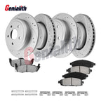 Front Rotors Brake Pads Calipers for Jeep Grand Cherokee Commander (2005–2010)