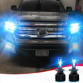 Extremely Bright Ice Blue COB 9003 H4 HB2 LED Headlight High Beam Set for 2x (2011–2019)