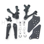 Front Rider Foot Rest Pegs Brackets for Kawasaki ZX-6R (2009–2011)