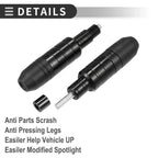 Motorcycle Frame Slider Exhaust Anti-Crash Protector for Honda  2 x Black