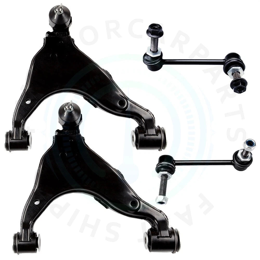Set of 4 Front Control Arms with Ball Joints for Lexus GX470 Toyota 4Runner (2003–2009)