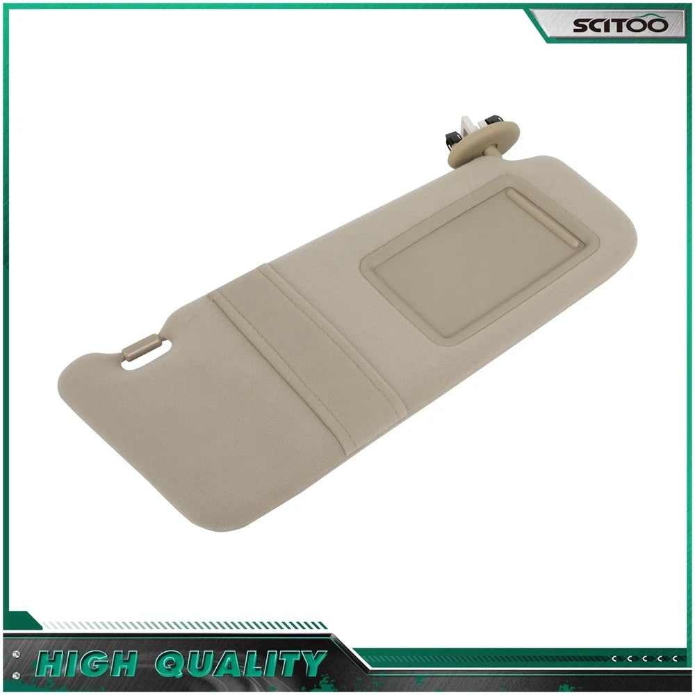 Sun Visor Right Passenger Side for Toyota Camry (2007–2011) Tan/Beige W/ Sunroof