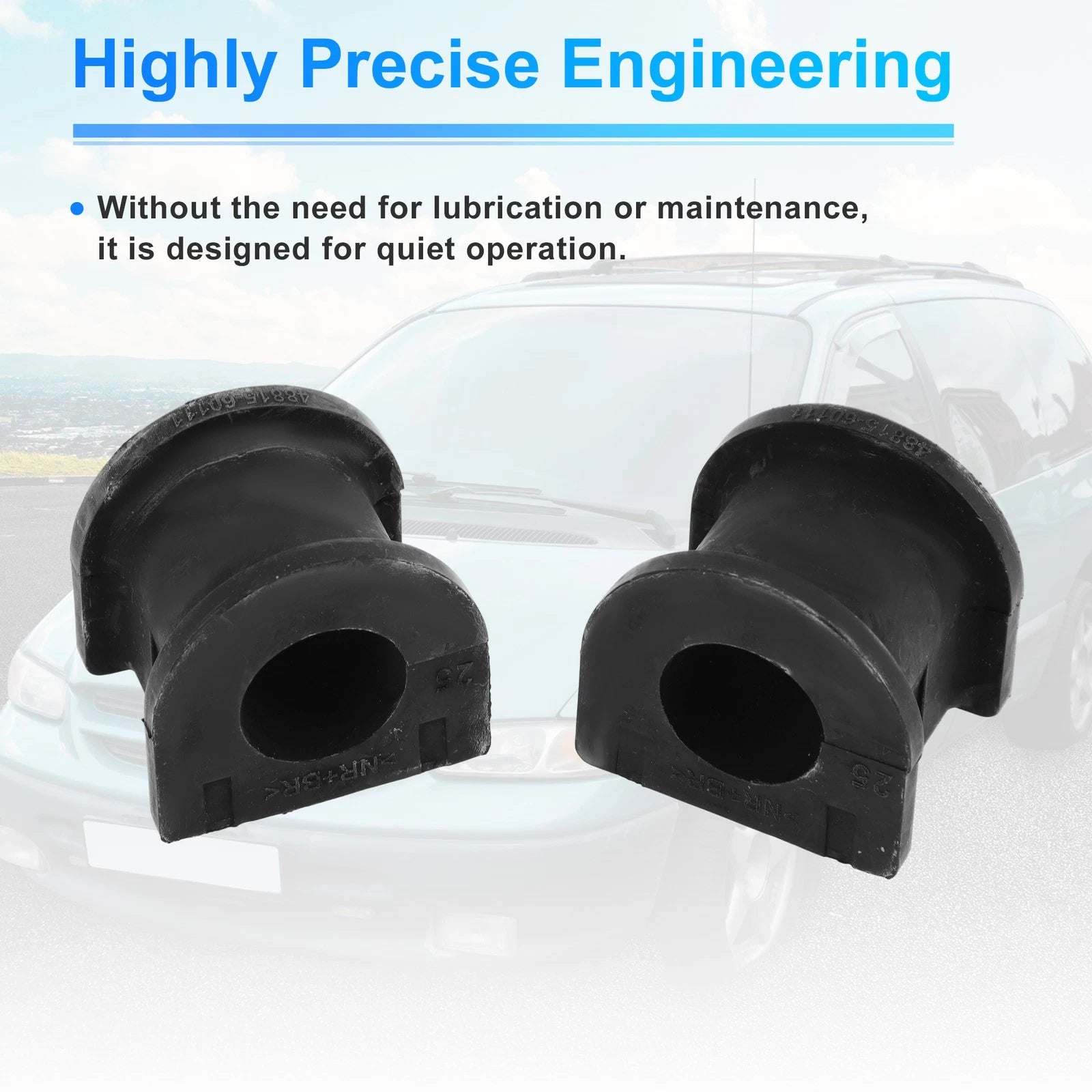 Stabilizer Sway Bar Bushing Kit No.4881560111 for Lexus LX470 (1998–2007) Black