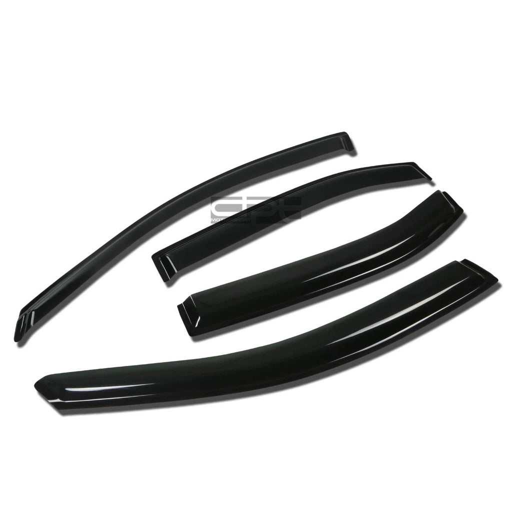 2X Smoke Tint Window Visor for Ford Fusion/Milan (2006–2012)